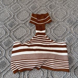 Superdown sweater crop top